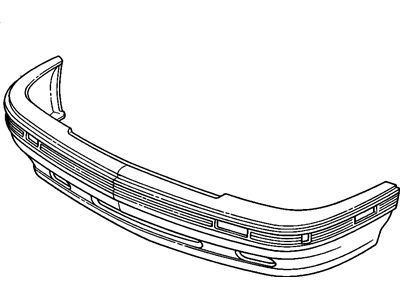 GM 96134442 Front Bumper, Cover