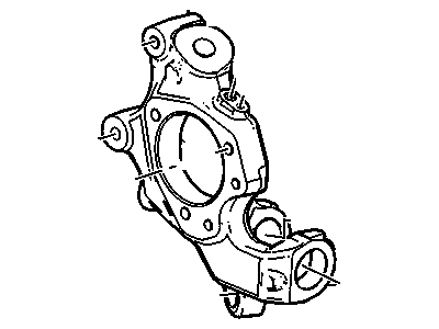GM 15775072 Rear Steering Knuckle Assembly (W/ Hub)