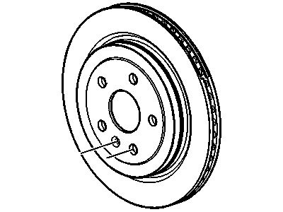 GM 25851237 Front Brake Rotor Assembly