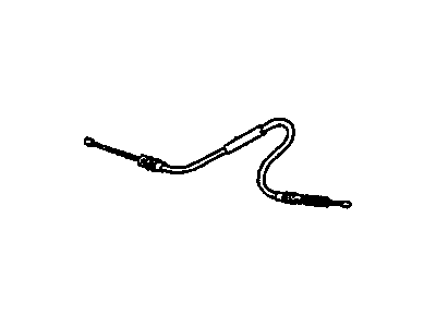 GM 15236959 Cable Assembly, Parking Brake Rear
