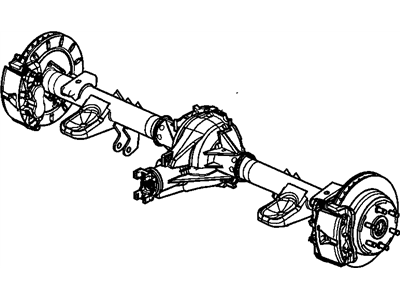 GM 25990808 Axle Assembly, Rear (3.73 Ratio)