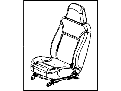 GM 15142143 Seat Assembly, Pass *Pewter