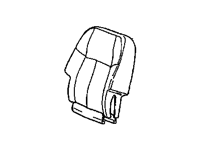 GM 89046371 COVER, Seat Back Cushion