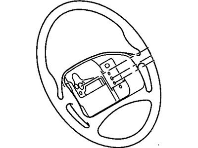GM 16757567 Steering Wheel Assembly *Neutral