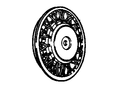 GM 25602920 Wheel TRIM COVER Assembly(Tire & Wheel Drawing/Original High Output