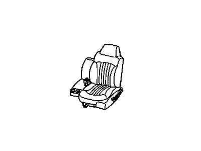 GM 15189131 Seat Assembly, Driver *Graphite