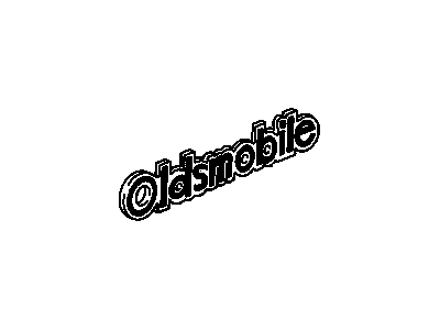 GM 15700056 Plate Assembly, End Gate Name"Oldsmobile"