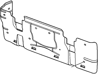 GM 25847154 Shield, Fuel Tank Front