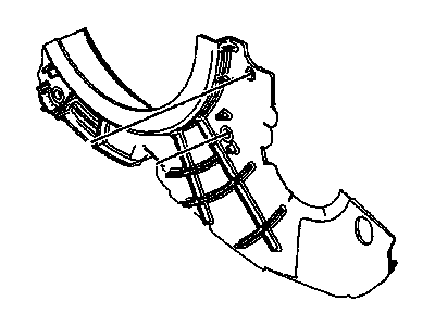 GM 24239619 Baffle, Front Differential Carrier