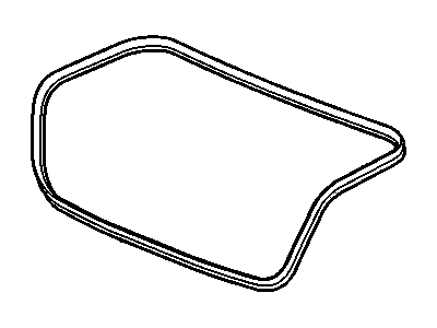 GM 89025247 Weatherstrip Asm,Rear Compartment Lid *Closed Carrier