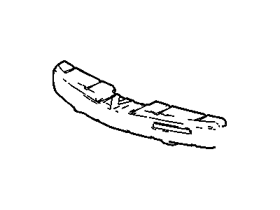GM 10435394 Absorber, Front Bumper Fascia Energy