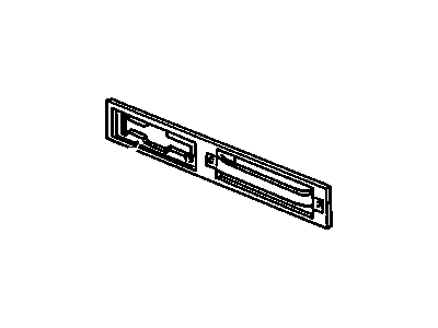 GM 16660645 Bezel Assembly, Front Side Door Inside Handle & Pull Strap *V/D Sapphirek
