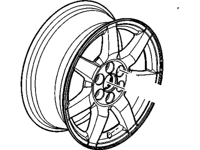 2008 Cadillac SRX Spare Wheel - 9595747