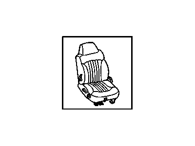 GM 15106669 Seat Assembly, Pass *Graphite