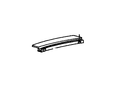 GM 10252887 Rail Assembly, Luggage Carrier Front *Black