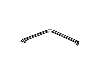 GM 20728394 Retainer, Roof Side Rail Auxiliary Weatherstrip *Black