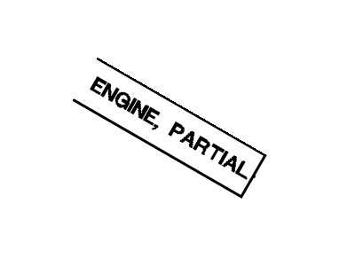GM 12521574 Engine Assembly, 2.2 L (134 Cubic Inch Displacement) Service Partia