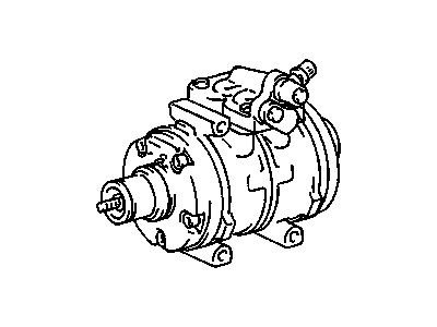 GM 12367707 Air Conditioner Compressor (W/O Clutch)(Remanufacture)