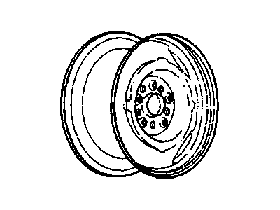 Cadillac Brougham Spare Wheel - 9592361