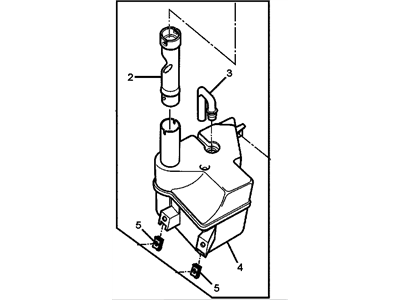 GM 92101621 Reservoir Assembly, Coolant Recovery
