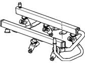 Chevrolet Monte Carlo Fuel Rail - 12584908 Rail Assembly, Sequential Multiport Fuel Injection Fuel