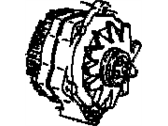 Pontiac Phoenix Alternator - 19151858 Reman Alternator(Delco 10Si 63 Amps)(Regulator @ 9:00 )