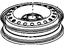 GM 13235015 Wheel Rim Assembly, 17X4 Compact Spare
