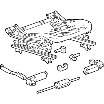GM 13506157 Frame Assembly, Front Seat Cushion