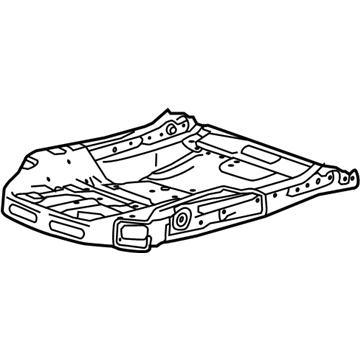 GM 22892434 Frame Assembly, Front Seat Cushion