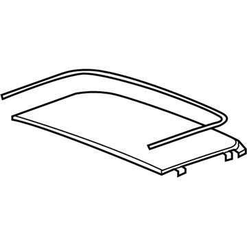GM 23439869 Window Assembly, Sun Roof