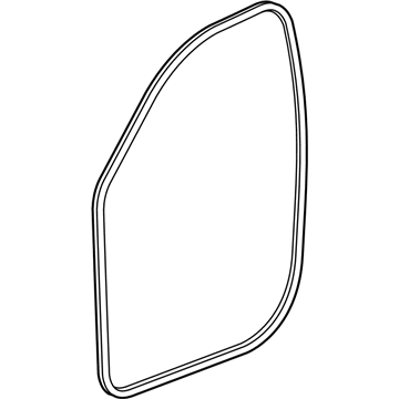 GM 23446708 Weatherstrip Assembly, Front Side Door (Body Side)