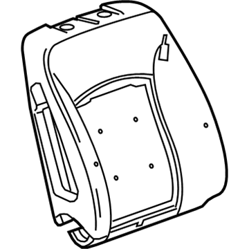 GM 23424036 Pad Assembly, Front Seat Back