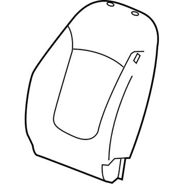 2014 Chevrolet Spark Seat Cushion Pad - 95186540