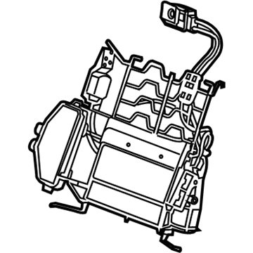 GM 23103684 Lumbar Assembly, Front Seat Back