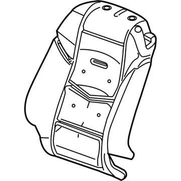 GM 23103682 Pad Assembly, Front Seat Back