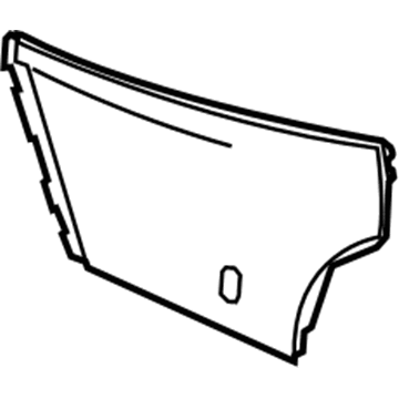 GM 90904949 Cover,Front Floor Console Side Rear