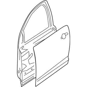 GM 92457473 Door Assembly, Front Side