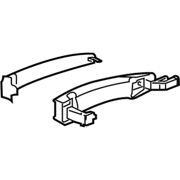 GM 13531198 Handle Kit, Front S/D O/S