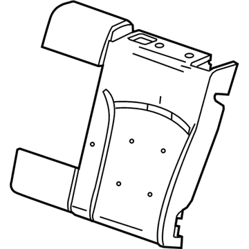 GM 22891002 Pad Assembly, Rear Seat Back (Lh)