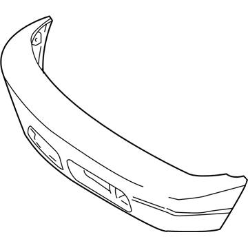 GM 12471889 Front Bumper Cover
