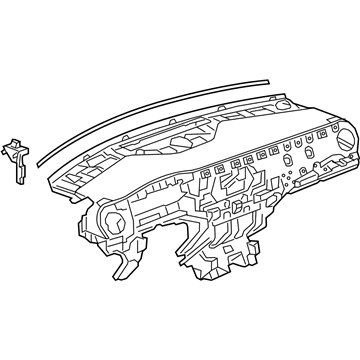 2021 Chevrolet Blazer Dash Panel Vent Portion Covers - 84841478