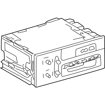 GM 15073127 Radio Assembly, Amplitude Modulation/Frequency Modulation Stereo & Clock & Tape Player