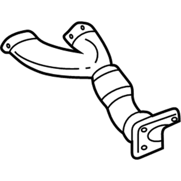GM 12561555 Exhaust Manifold Pipe Assembly Rear