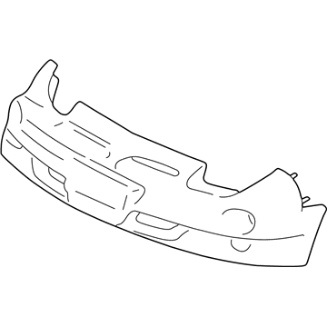 GM 12335340 Front Bumper, Cover *Paint To Mat (Prime) *Paint To Mat