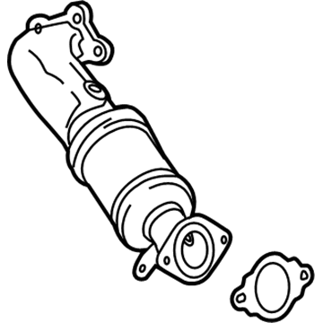 2015 Cadillac CTS Catalytic Converter - 23355681