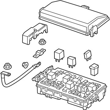 GM 90767246 Block Assembly, Front Compartment Fuse