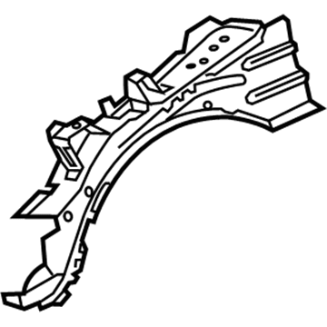 GM 23131018 Rail Assembly, Front Compartment Upper Outer Side