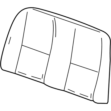 GM 22810313 Cover Assembly, Rear Seat Back *Mojave