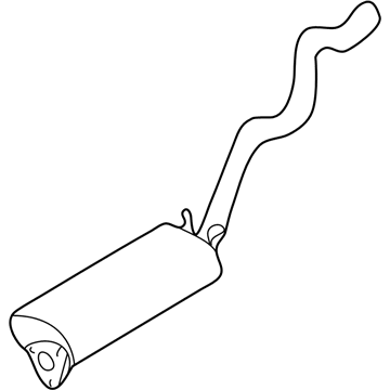 GMC Jimmy Exhaust Pipe - 15976328