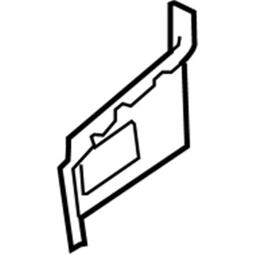 GM 25826772 Filler, Rear Compartment Floor Panel (To Quarter Outer Panel)